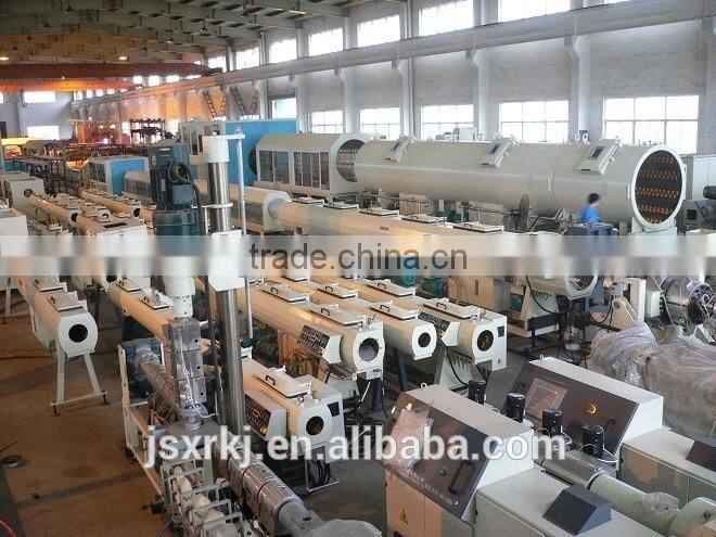 Plastic PVC drainage pipe extrusion machine