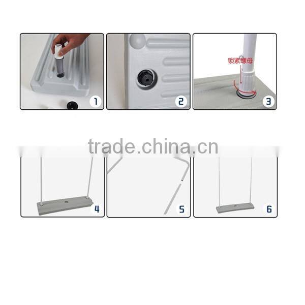 outdoor water Injection base door type display hanging Stand