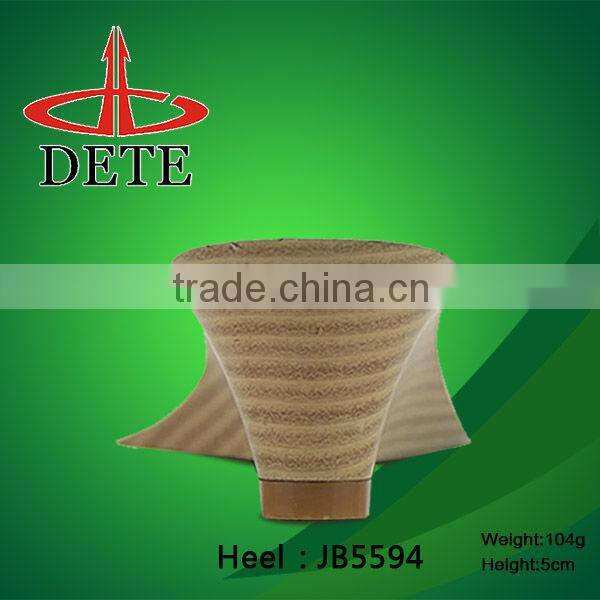high quality abs plastic heel for woman's dress shoes wedge heel made in china
