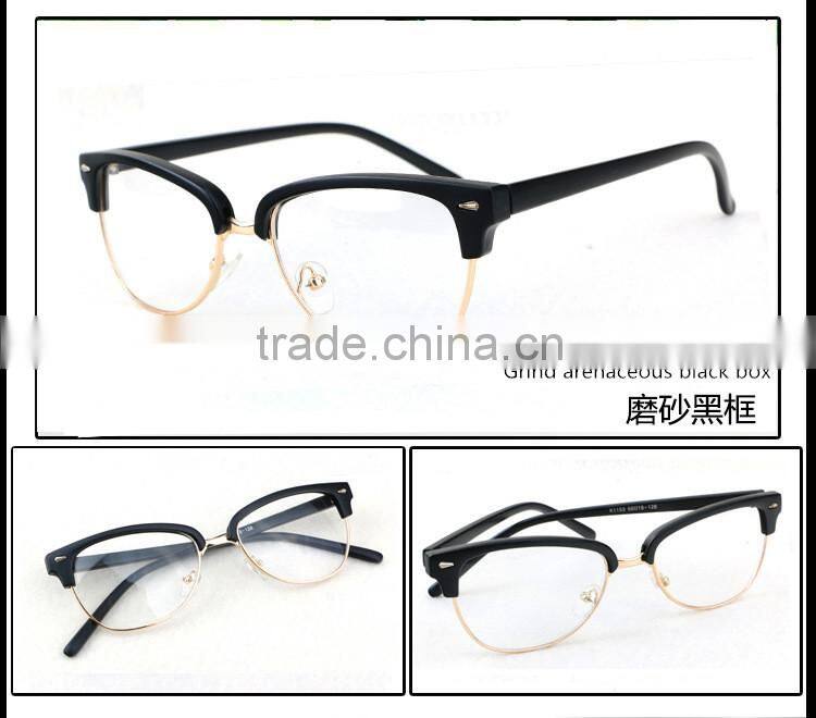 Big black frame thin face glasses frame retro frames myopic glasses
