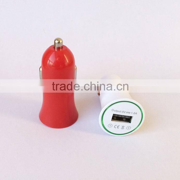 New 2016 Single Usb 1a car charger for iphone 6