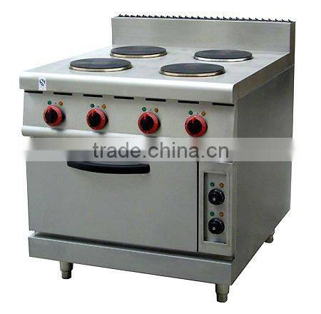 electric range with 4-burner&oven