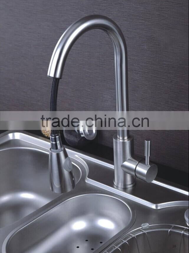 SUZAN(2204) European style lead free SUS304 stainless steel kitchen faucet&tap(2204)