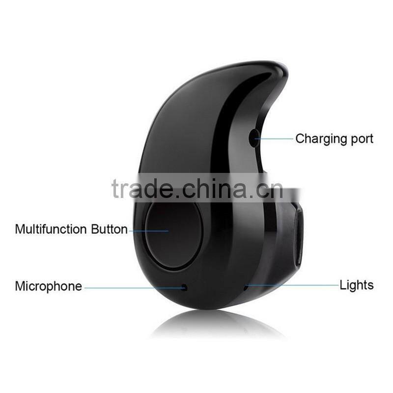 Facotry Wholesale 2016 Most Popular Wireless Bluetooth 4.0 Earbud S530 Mini Invisible Bluetooth Stereo In-Ear