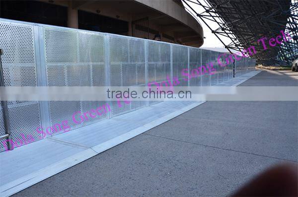 BR-DS003 aluminum alloy mojo crowd barrier for concert