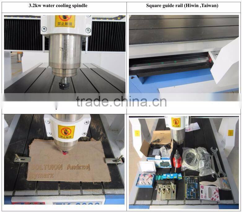 Free shipping high performance copper cnc engraving machine 6090