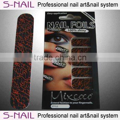 2016 cheapest nail files,nail file and sticker kit,nail sticker and file set wholesale