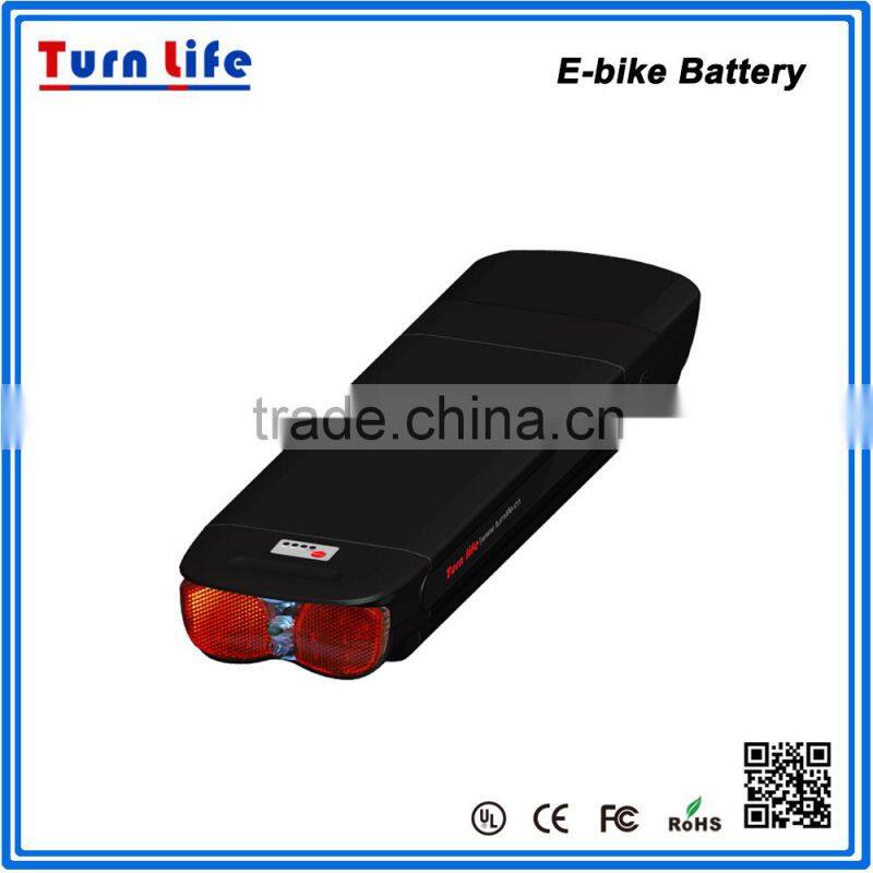 Slim 36v lifepo4 battery pack lithium ion external battery pack for ebike