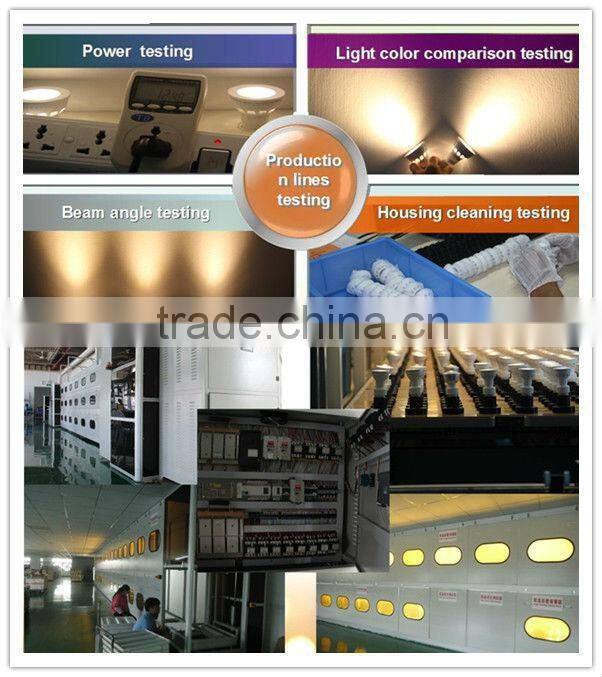 Durable rotating 8w dimmable led recessed downlight