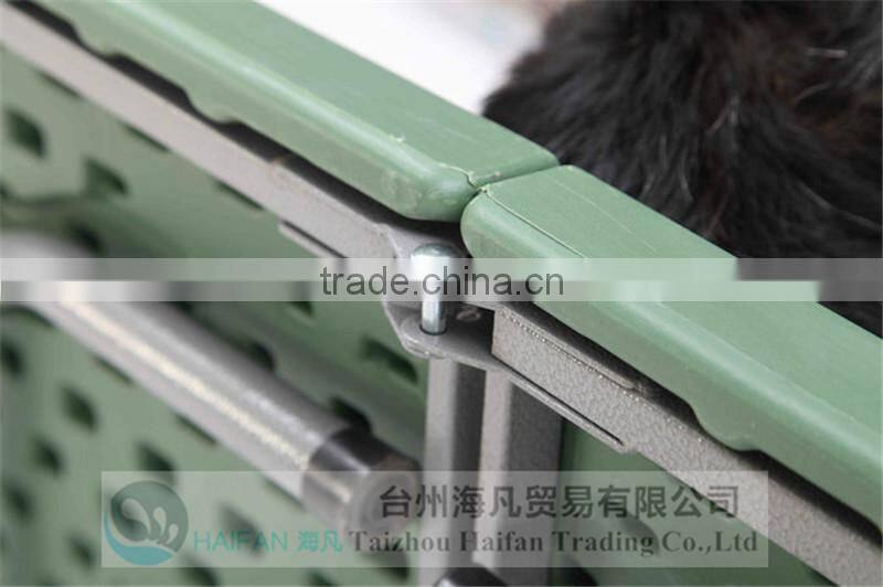 durable 152cm green plastic folding army dining table and chair/high quality plastic dining table for army