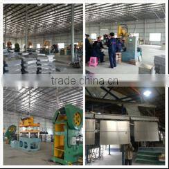 Aluminum round pipe with lively and elegant line for subway station decorations.