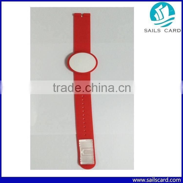 Passive RFID Wristband with UHF and HF chips
