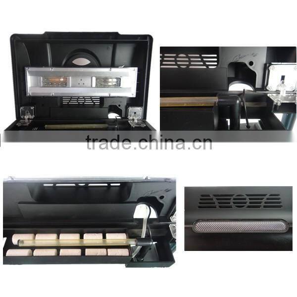 2015 Aleas eye-catching glass fish tank with LED light