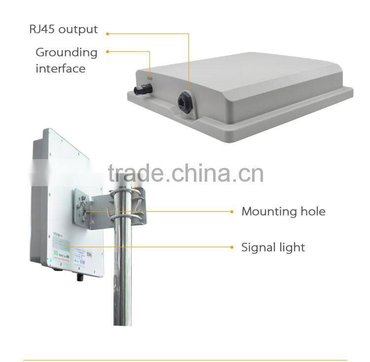 7km 5GHz Outdoor Audio Video Transmitter and Receiver CPE