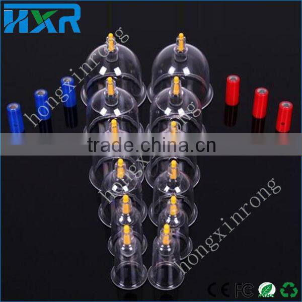 Chinese Traditional Manual Vacuum cupping massage for sportman