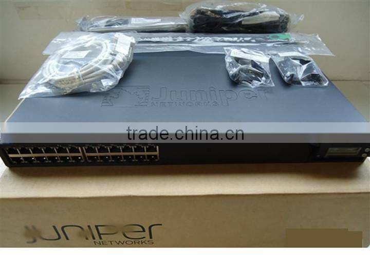 EX4200-24T-TAA Trade Agreement Act-compliant 24-port 10/100/1000BASE-T (8 PoE ports) + 320 W AC PSU. Includes 50cm Virtual Chass