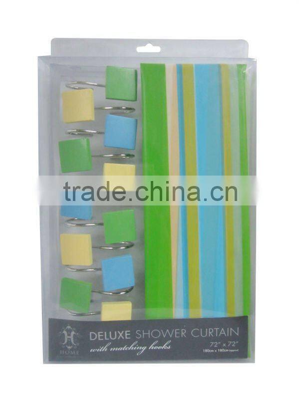 2012 pink straight pattern bathroom shower curtain