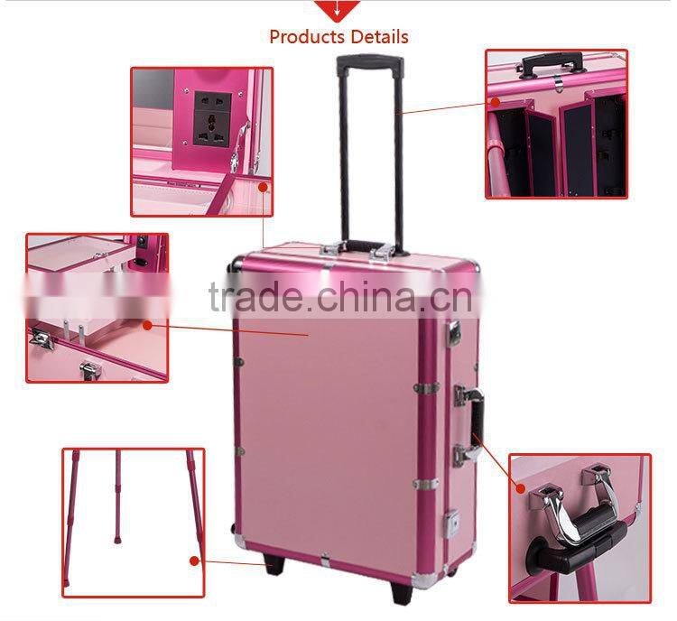 Sunrise 2015 Artist Beautiful Abs Aluminum Trolley Case