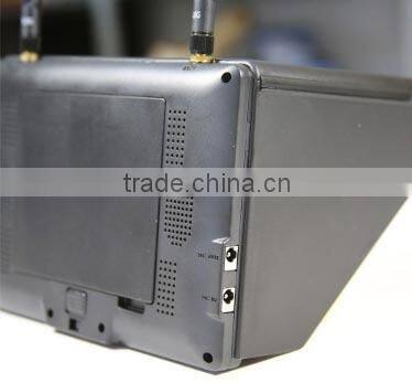 C884 5.8ghz 32ch diversity built-in battery no blue screen 7" FPV monitor for DJI Phantom 3