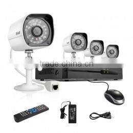 HD 720P Mega-Pixel NVR wireless IP Cameras Kit-ZP-KE1H04-S-1TB