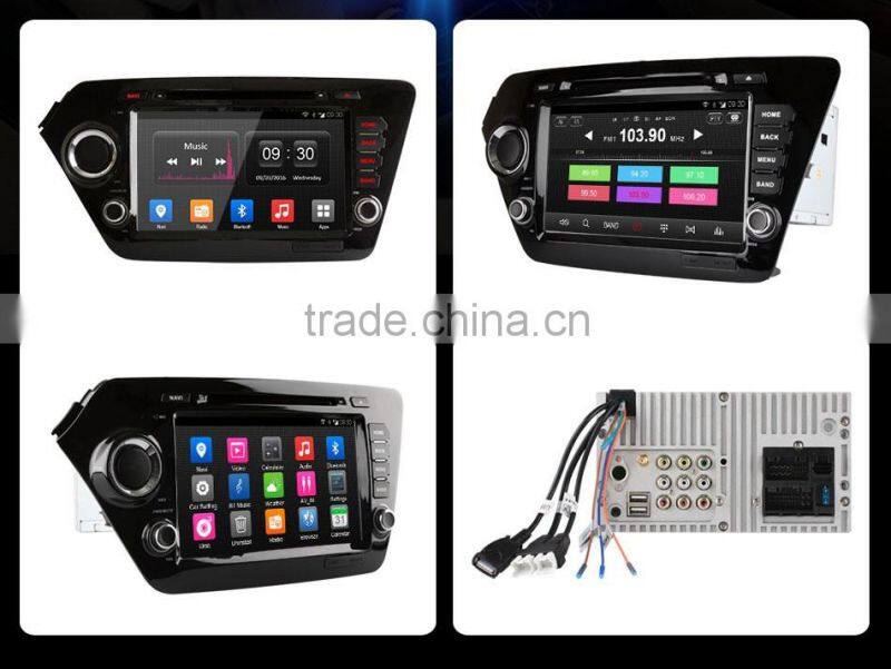 Ownice Android 4.4 touch screen Stereo Car GPS stereo for Kia Rio K2 with wifi bluetooth phonebook IPOD