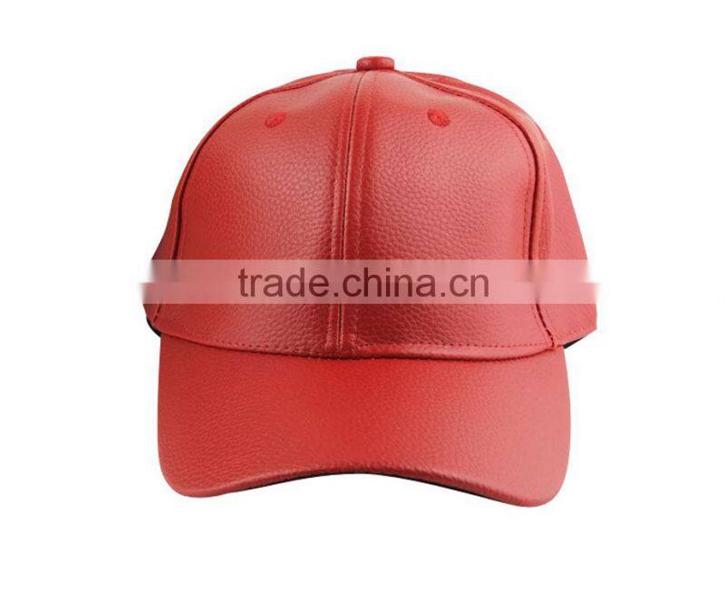 PU Leather Baseball Cap Biker Trucker Outdoor Sports Snapback Hats Free Shipping