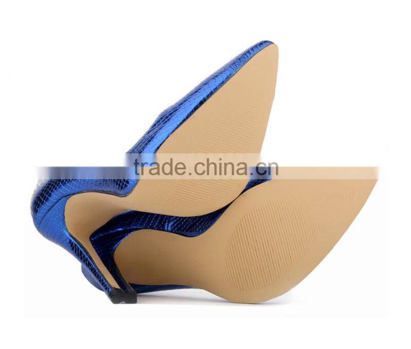 2015 New Brand Women Sexy Snake Grain Design Wedding Party Evening Shoes Ladies Pointed Toe High Heels Dress Shoes