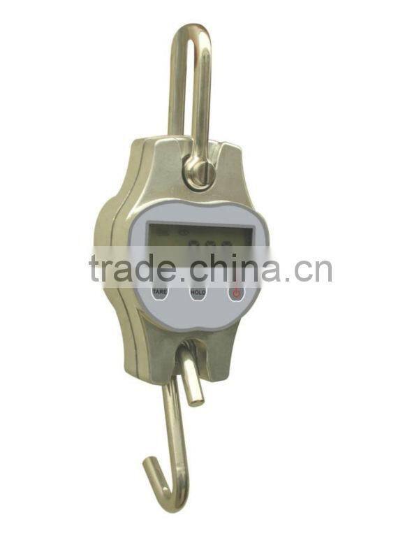 Mini Portable Crane Scale 300kg 0.1kg LCD Display Digital Electronic Hook