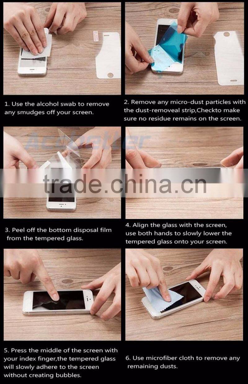 2.5D Full Coverage Tempered Glass Screen Film Protector For Huawei G8 G7 plus