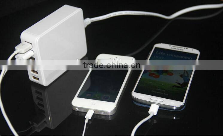 Certificates approved usb charger 4 port smart phone charger,ODM/OEM quick deliver power sockets