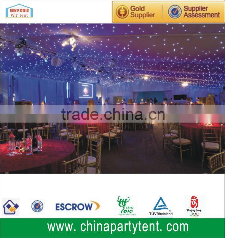 Aluminum frame span white marquee tent for events
