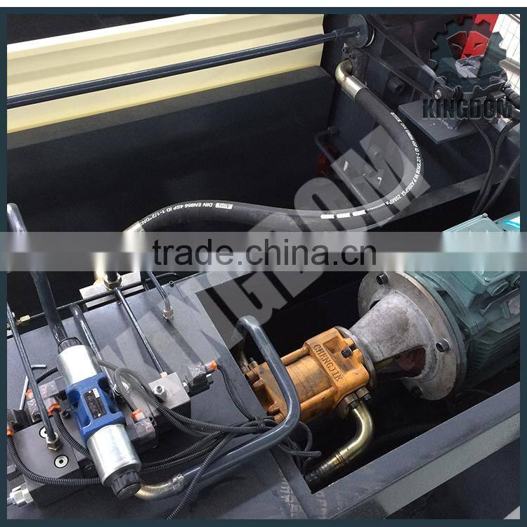 Kingdom QC12Y swing cnc hydraulic shearing machine