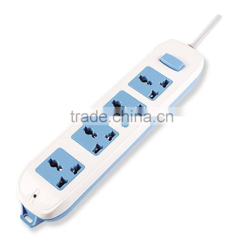 4 Way Electrical Outlet Socket, Wall Mounted Power Outlet Socket