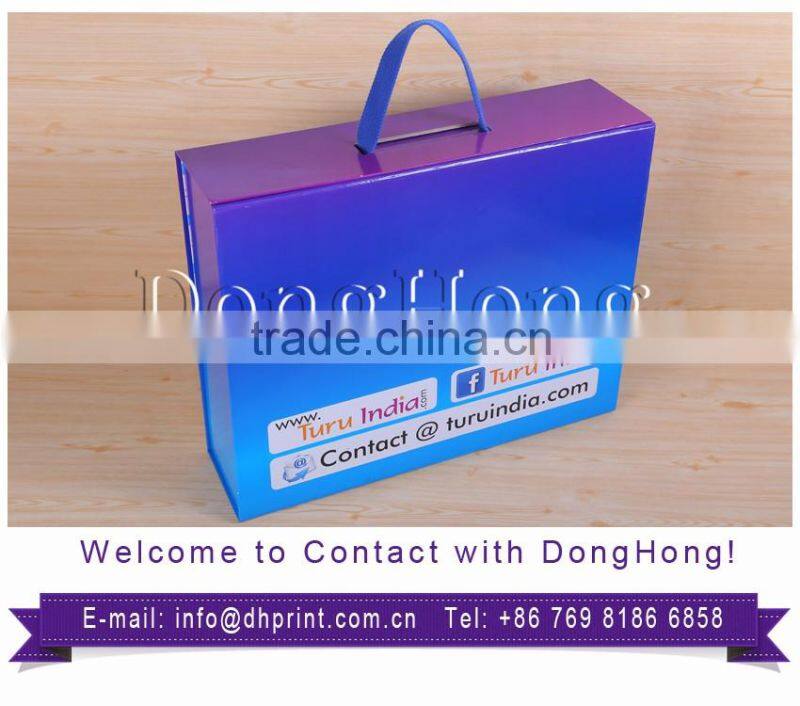 PREMIUM FLAT PACK LUXURY FOLDABLE MAGNETIC CLOSURE GIFT BOX