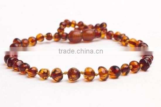 Hot sale Baltic amber baby teething necklace