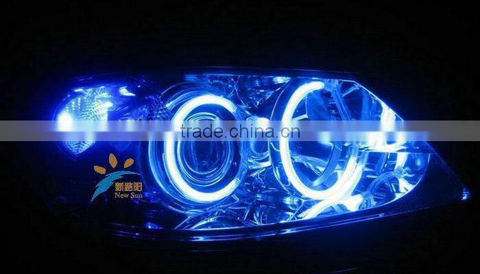 Factory direct sale 12V CCFL angel eyes inverter 4rings 131mm& 145mm ccfl angel eyes ring lighting for BMW E46 A+B NON projector