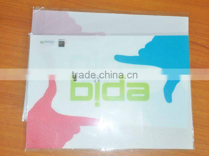 Customized red pp placemat, pp table mat plastic pp desk pad