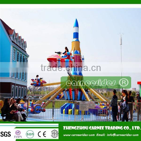 Funfair Outdoor kids games self-control plane amusement park jet fun park rides