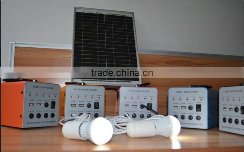 protable off-grid 9AH Solar Camping System home solar system