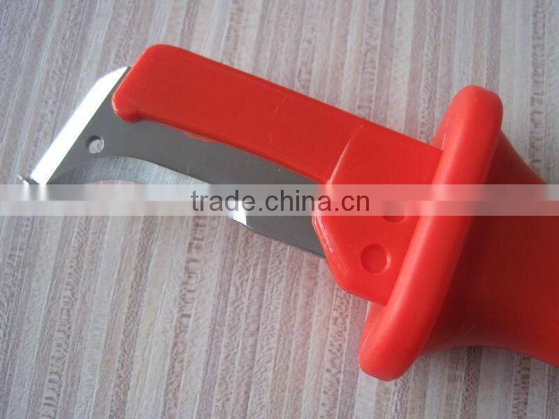German Style Cable Knife Patent Fixed Hook Blade,Wire Stripping tool