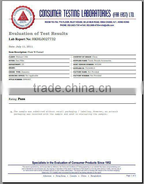 Professional Service New Design Hip Flask