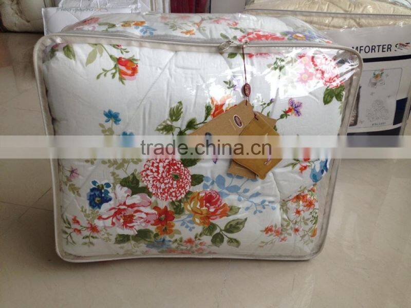 Single size reactive printed kids cartoon bedding set