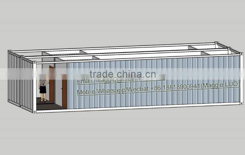 Modular 40HQ Shipping Container Hotel Unit