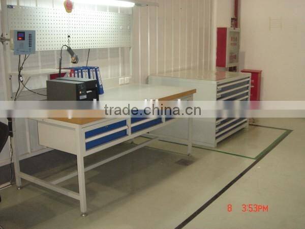drawer work bench metal frame /door cabinets workbenches