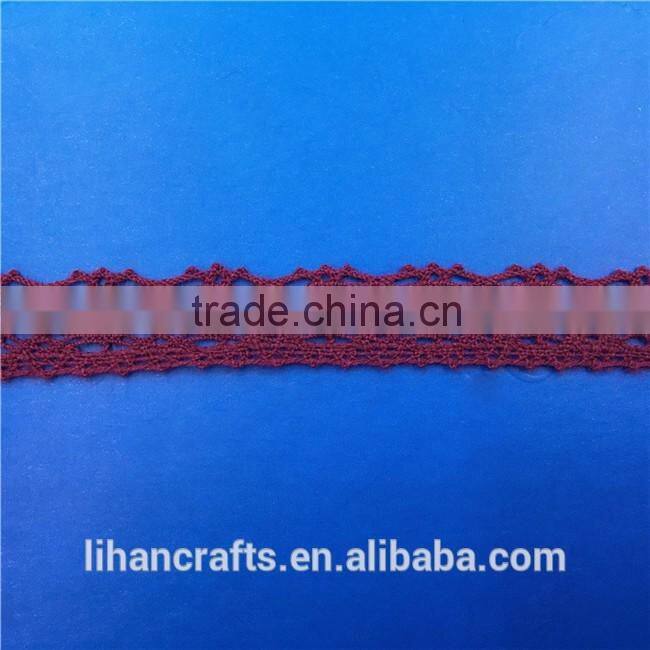 Wholesale High Quality H0902G Lace Ribbon,Crocheted Lace,100% Cotton Lace