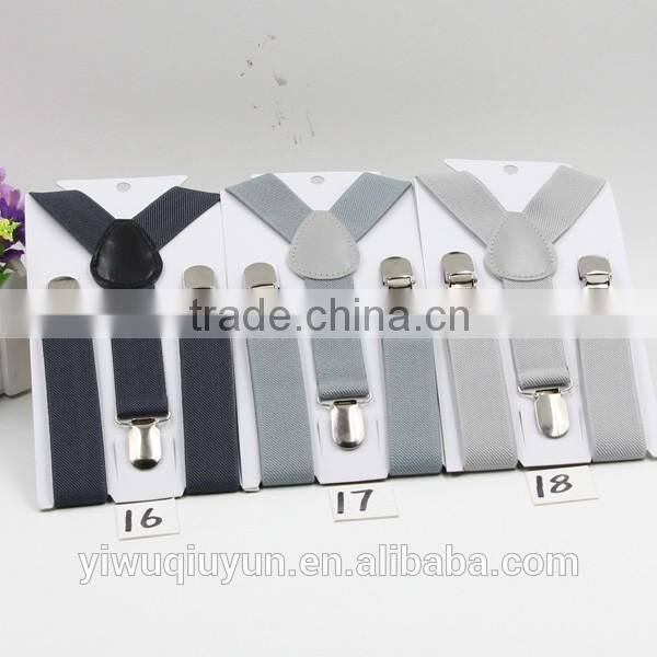 40 colors Lovely Baby Boys Girls Clip-on Suspender Y-Back Child Elastic Suspenders