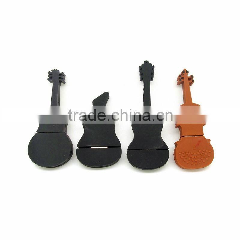 2016 new Promotion Fashion musical instrument usb Flash Drive cartoon Guitar Memory Stick 8GB 16GB 32GB Flash disk Pen Drive
