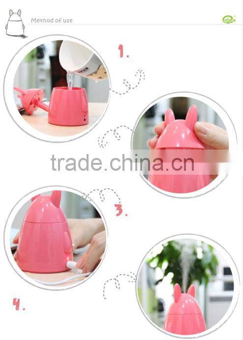 office/household room commercial usb mini spa personal ultrasonic humidifier