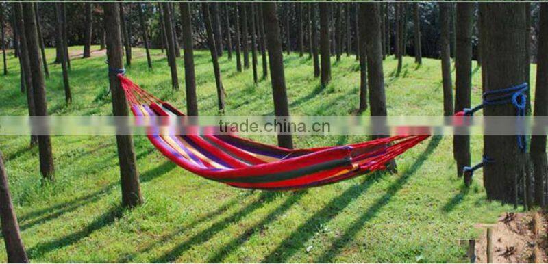 High quality portable camping hammock,canvas hammock,fabric hammock