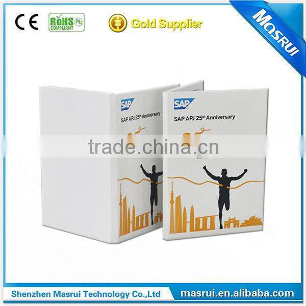 Paper material 7.0" LCD Video Greeting Card Video in print video mailer